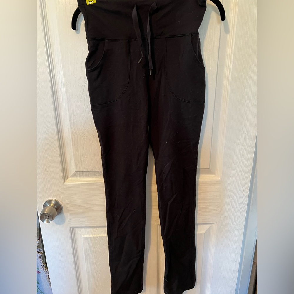 Lululemon size 6, wunderunder bootcut w convertible top (high waist/ fold over)